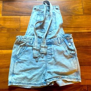 Topshop denim overalls